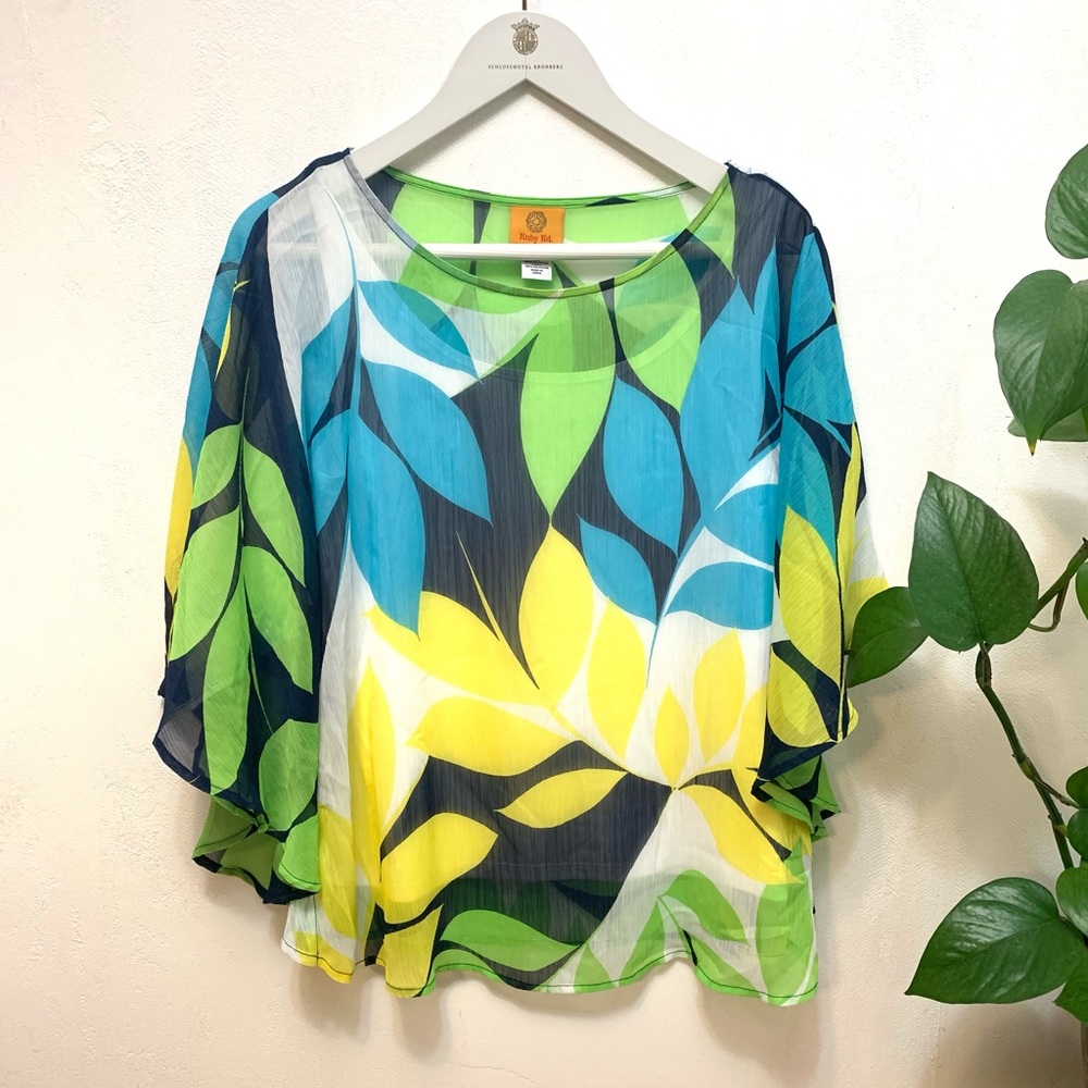 Ruby Rd Floral Blouse - Picture 4 of 8